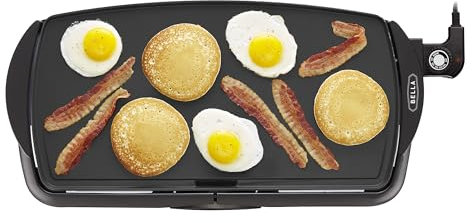 Bella Griddle 10.5 in x 20 in Non-stick, Black