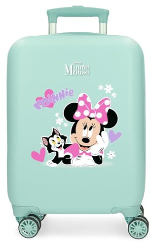 Disney Minnie & Figaro-Gepäck – Gepäck für Kinder, Mädchen. Das Minnie & Figaro-Handgepäck mit seitlichem Zahlenschloss und 4 Rädern besteht aus ABS, einem stabilen und leichten Material.