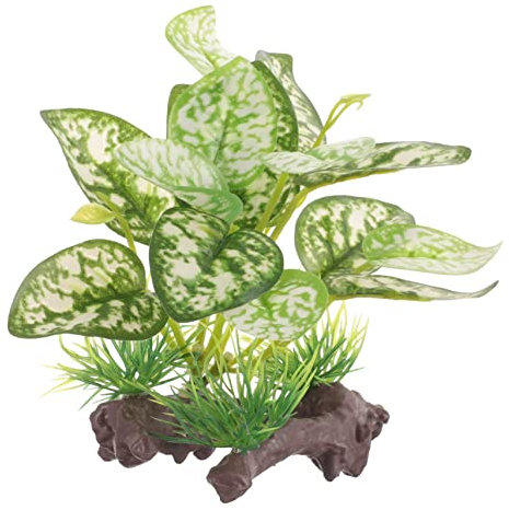 Sosoport 4pcs Aquarium Floating Plants Live Plastic Artificial Decorative Fish Tank Water Grass
