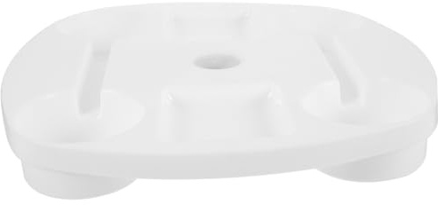 Artibetter Vassoio Tavolino Ombrellone Esterno con Portabicchieri e Scomparti per Snack Tavolo Portatile per Ombrelloni da Spiaggia Patio e Giardino Design Leggero Drenaggio Facile da