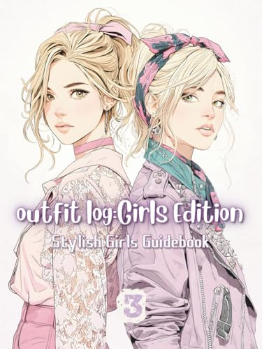 outfit log: vol.3 : Girls Edition - Stylish Girls Guidebook / Adult Coloring Book