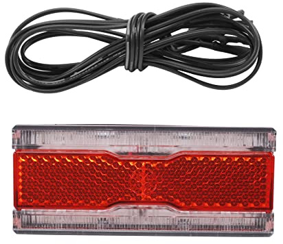 Bosiyrggrl Luz Trasera de DíNamo de Bicicleta con Luz de Estacionamiento AC 6V 0,5 W LED Luz Trasera de Bicicleta Ajuste 50Mm Agujero de Montaje Portabicicletas LáMpara