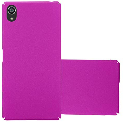 Cadorabo Hülle kompatibel mit Sony Xperia Z5 Schutzhülle TPU Silikon Case Frost Design Anti Rutsch Slim Kratzfest Stabiles Hardcase mit Rundumschutz Case Hülle für Sony Xperia Z5 in Pink