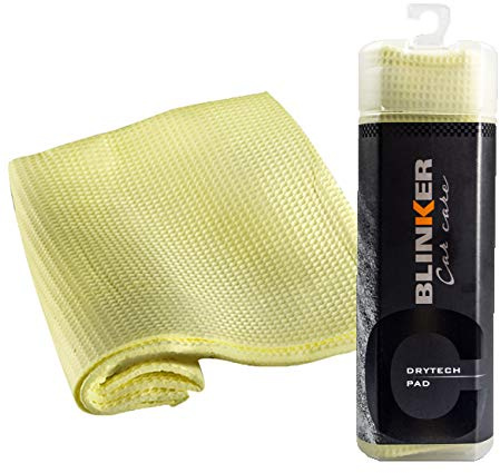 Blinker Paño de Secado Profesional para Coche | Microfibra Revestida de PVA | Ultra Absorbente y Suave | Sin Rayar | 43 x 32 cm