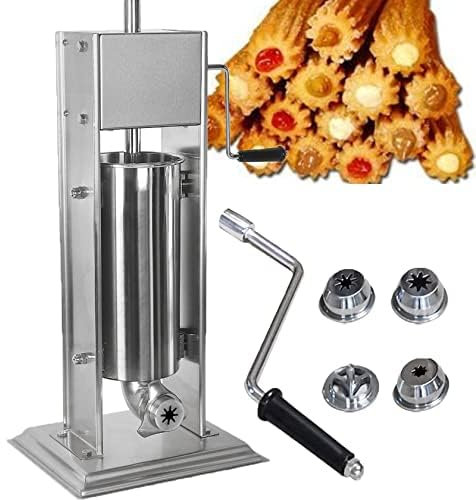 Macchina per riempire i churros da 5 litri, macchina per il riempimento di churro manuale commerciale, macchina per il riempimento di marmellata di churro di frutta latina commerciale, macchina per
