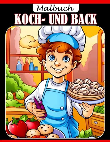 Koch- und Backmalbuch zum Ausmalen: 30 Ausmalbilder von fröhlichen Aktivitäten beim Zubereiten von Essen mit geliebten Menschen zum Ausmalen. ... um sich zu entspannen und zu erholen.