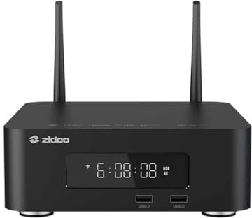 Zidoo Z20 Pro 4K UHD Mediaplayer, Chip RTD1619BPD, WiFi, Bluetooth, Android 11