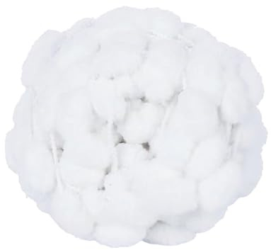 Wambere 1 Rolle 130g ca.28m Dicke Wolle Garn Pom Pom Ball Wolle Strickwolle Garn Plüschballgarn,Wolle zum Häkeln und Stricken,für DIY Handgemacht Kunsthandwerk Schals Mützen Kissen Decken,Farbe 38