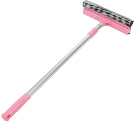 HOLIDYOYO Window Cleaner Squeegee Water Absorbent Glass Door Scrubber Ergonomic Handle Cleaning Wiper for Bathroom Kitchen Balcony Home Window Cleaning Tool 33.85 in