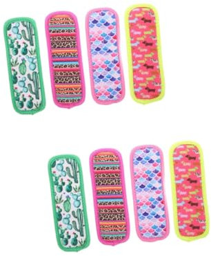 Cabilock 2 Sätze Am Stiel-set Popsicle Halterung Popsicle Abdeckung Popsicle Schutzschale Eisbeutel Popsicle Tasche Isolierter Eisstäbchenhalter Pops Einfrieren Polyester 4 Stück * 2