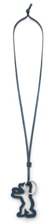 LIEBESKIND Berlin BEAR-lin Pendant DANCING LETTERS Soft Nappa mystic river