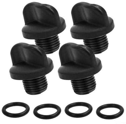ZiStarlilife Garden Pool Pump Drain Spigot O-Ring Kit Male Threaded Portion Measuring 1/2 Fits Pipes with 3/4 Threads for Zodiac for Legacy LRZE LRZM Pool Spa Heater Model(4 PACK)