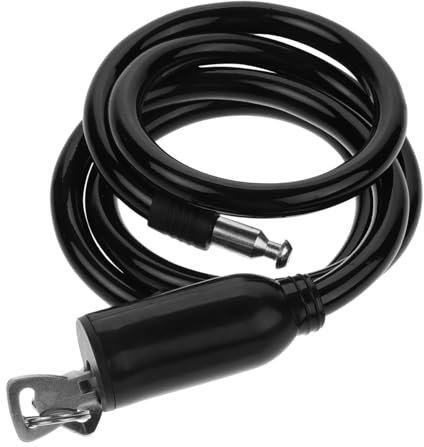 Toyvian Cerradura Antirrobo Portátil Para Bicicletas Cadena De Resistente y Ligera Para Bicicletas Motocicletas y Scooters Eléctricos Seguridad Efectiva