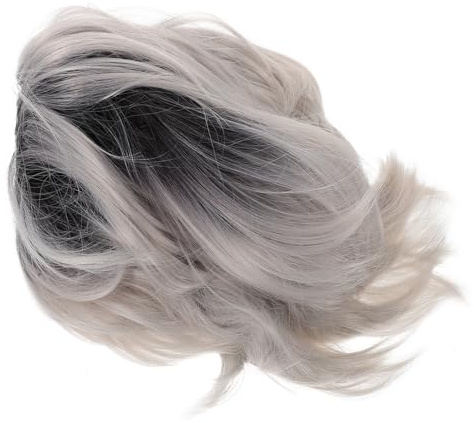 SAFIGLE Perücke für Cosplay Partyperücken aus Hitzebeständigem Kunstfasermaterial Modische Haarperücken mit Highlights für Kostümbälle und Feiertage Leicht zu Tragen Stylen