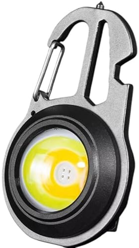 Skyeshine Mini Taschenlampe Schlüsselanhänger mit Ständer Dreibein. Arbeitsleuchte LED Akku Magnet Inspektion Wiederaufladbare Notlicht Tragbare Arbeit Wasserdicht Notbeleuchtung für Camping Reparatur