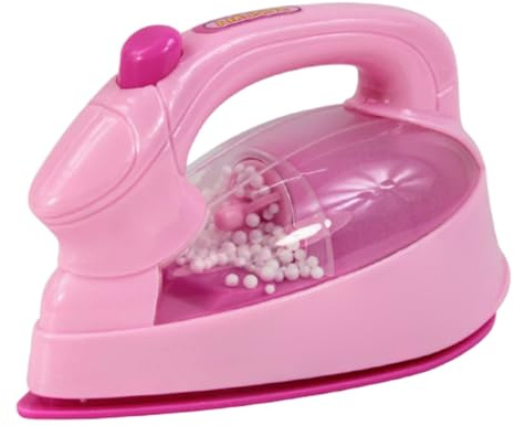 Pineeseatile Ferro da Stiro, Ferro da Stiro per Bambini, Giochi di finzione in plastica, Giochi di finzione per lavori Domestici fantasiosi per Bambini Piccoli