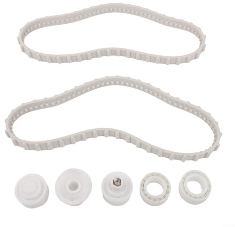 Kit robótico de correa limpiadora de piscinas y juego de polea de rodamiento de transmisión para Hayward para Tiger para Shark, RCX23002 piezas de repuesto de montaje de pista y rueda compatibles con