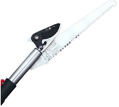 CGOLDENWALL 1.7m-4.2m Garden Tools Telescopic Tree Pruner Branch Cutters Long Reach with Three-Section Telescopic Pole to Prune Grape/Ratchet/Mango/Apple