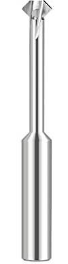 ALEYHA 90 Degree Front Back Deburrer Double Angular Chamfering Cutter Inner Chamfer,D3x12xD1.8xD4x50