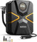 AstroAI Tyre Inflator Air Compressor 12V DC, Digital Car Tyre Pump 150 PSI, Preset Tyre Pressure & Auto Shutoff, Electric Air Pump for Car Tyres, Bicycles, Other Inflatables (Black&Yellow)