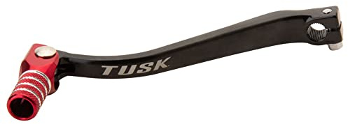 TUSK Folding Shift Lever Black/Red Tip Compatible with Honda XR650L 1993-2009, 2012-2024