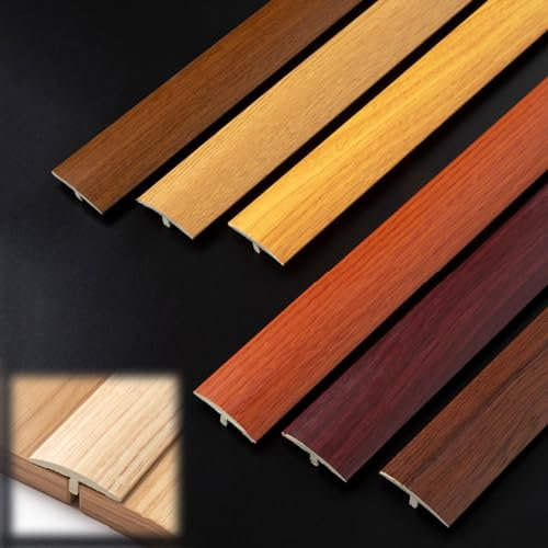 YAVYAV T-Form-Dekorationsleiste, PVC-Bodenübergangsleiste Mit Holzmaserung, Schwellennaht-Abdeckleiste, Für Türen, Holz-zu-Fliesen-Kantenleiste, 0,9 M (Color : 08)