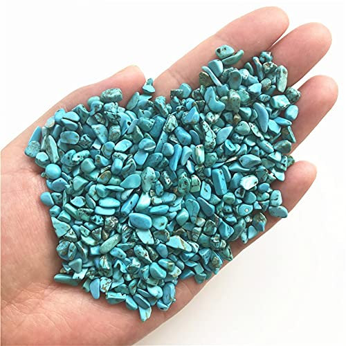 CZAOINCU Raumdekoration Crystal Love 100 g Grün-Türkis-Felsen, polierter rauer Stein, Nugget, Aquarienkies