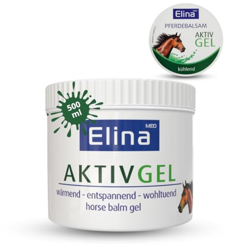 Balsamo de Caballo 500ml Efecto Frio | Gel Arnica Crema Antiinflamatoria | Crema dolores Musculares y Articulaciones | Gel Piernas Cansadas Circulación | Gel Masaje Deportivo | Uso Topico