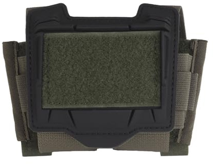 Helmet Battery Pouch, Elastic Helmet Battery Box Storage Pouch, Adhesive Helmet Accessories Bag for Hunting Shooting Cosplay Game