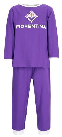 Only4fan S.r.l. ACF Fiorentina Pigiama Manica Lunga Kid, 5-6A