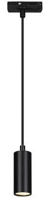 BRILONER - Lampada a sospensione LED per sistema a binario, dimmerabile, combinabile, accessori, tracklight, lampada a sospensione LED, lampade, lampada a soffitto, plafoniera, 40x100mm (DxH), nero
