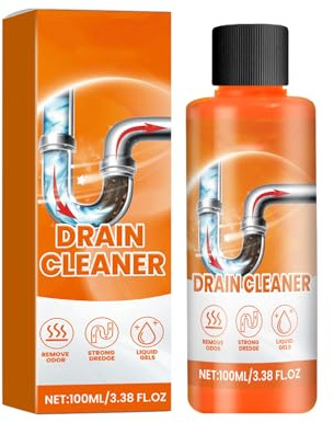 Limpiador en Espuma para Canalizaciones,Limpiador para Canalizaciones,Desodorante y Desbocador de Tubos,Espuma de Drenaje para Desbocar y Eliminar Los Olores 100 ml