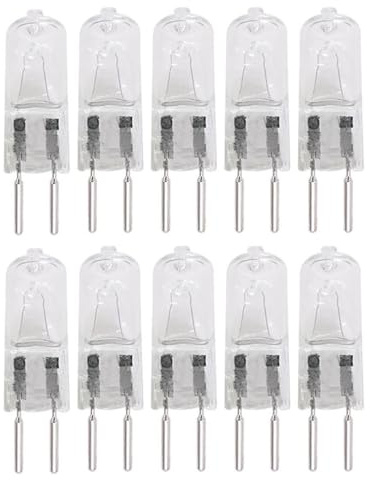 JZLBBC 10PCS GY6.35 100W 230V Lampadina alogena Lente trasparente Dimmerabile Q35/GY6.35/CL/ G6.35 JCD 35 Watt 230 Volt G6.35 50W Lampada alogena Bianco caldo 100W