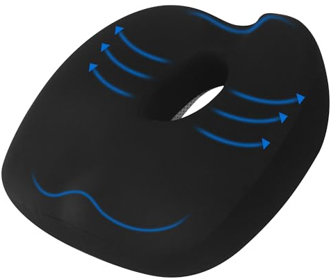 Cojín Coxis Ortopédico, Cojin Silla Oficina, Cojin Asiento Coche