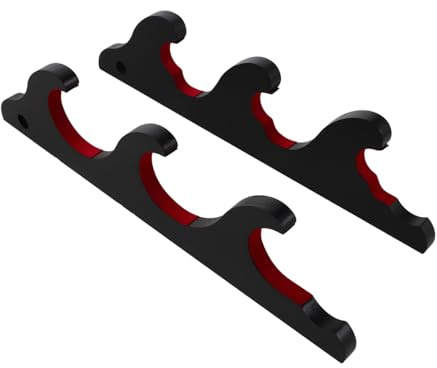ifundom Supporto Da Parete Per Mazze Da Baseball Porta Mazze Orizzontale Softball in Robusto Materiale Di Pannello