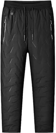 XIAOQENAN Pantaloni riscaldati elettrici USB riscaldati pantaloni invernali caldi all'aperto neve sci pesca per uomo donna 10 zone di riscaldamento USB riscaldato foderato in pile