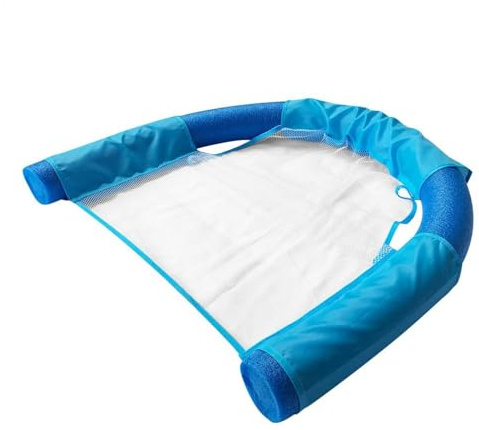 Chaise De Noodle Flottante en Maille Siège en U Flexible Portable Flotteur De Piscine pour Eau