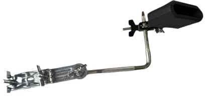 Pegciuho Soporte para Bombo con Campana, Soporte para Platillos, Soporte de Pared, Perfilada Y Abrazadera, Negro