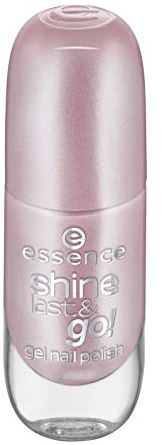 essence cosmetics shine last & go! gel nail polish, Gellack, Nagellack, Nr. 06 frosted kiss, pink, gelig, glänzend, ohne Aceton, vegan, Mikroplastik Partikel frei (8ml)