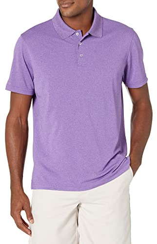 Amazon Essentials Homme Polo de Golf, Manches Courtes, Coupe Ajustée, Séchage Rapide