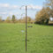 DIVCHI Bird Feeders Hanging Station With 2 Dishes Feeder Pole, Feeding Station, Metal Bird Feeder Stand, Feeders For Small Birds Garden Decorations (Only Station, Feeder Not Included)