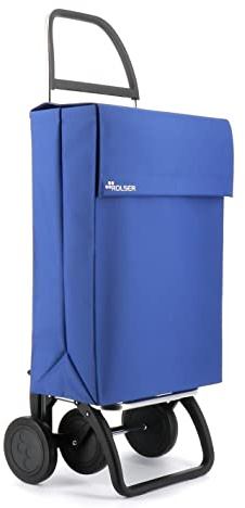 Chariot de Course Rolser Jean LN 4 Roues - Bleu