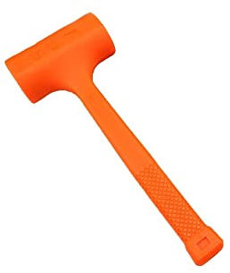 XTYPE Dead Blow Mallet Orange Soft Rubber Unicast Hammer