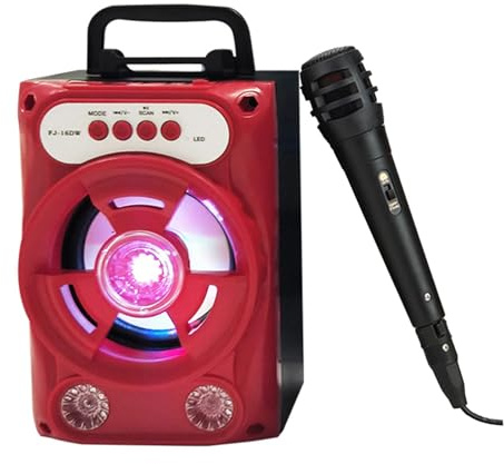 ulafbwur Small Bluetooth Speaker Handheld Loud Volume Support TF/AUX USB Portable Outdoor Subwoofer with for Square Dance Blue Tooth Speaker