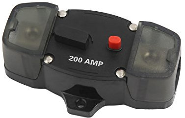 CAAUYXZW Amplificateur Porte-fusible de disjoncteur de Style AGU Audio 200A for Automobile