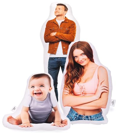 Ferocity Coussin avec Photo 3D Oreiller de Compagnie 3D personnalisé Taille au Choix Personnalisable avec la Photo ou Le Texte de Votre Choix oreillers hypoallergéniques [091]