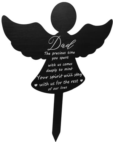 BESPORTBLE De Ángel Conmemorativa De Acrílico Decoración De Tumba Cementerio Marcador Tumba