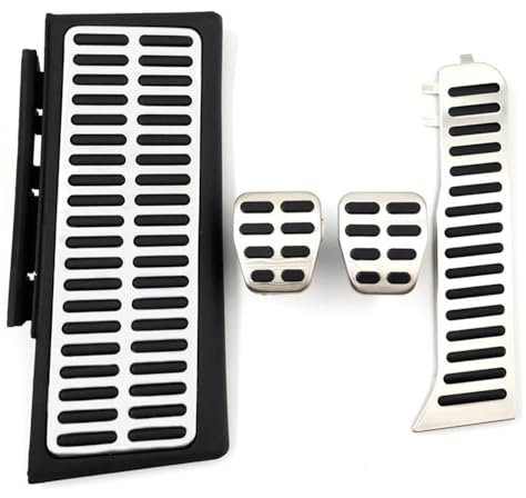 Pedalsatz Fußpedal Für Q3 Für RS MK1 8U 2012 2013 2014 2015 2016 2017 2018 Edelstahl Auto Pedale Gaspedal Bremse Rutschfeste Pedal Abdeckung Pads(4 pcs)