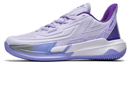 Bolognifi Scarpe Sportive da Uomo, Scarpe da Corsa, Scarpe da Esterno, Scarpe alla Moda, Scarpe da Basket Attrezzature da Basket(White,37 EU)