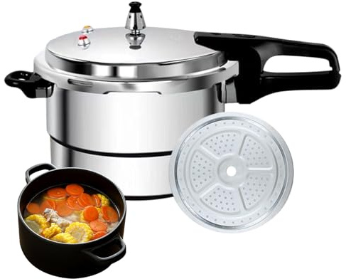 Olla a presión – 7 litros instantánea, duradera y eficiente | olla grande multifunción | sopa eléctrica de inducción de cocina eléctrica, pollo, pescado, arroz, hogar, apartamento, restaurante